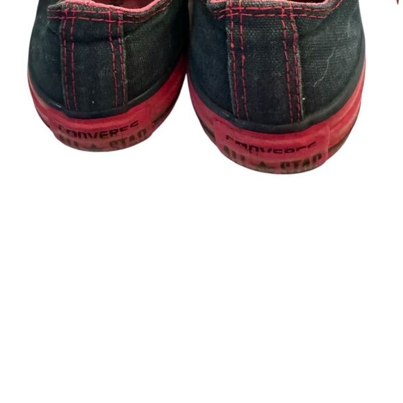 Converse All Star Black Red Women's Sneakers 6 - Picture 5 of 6